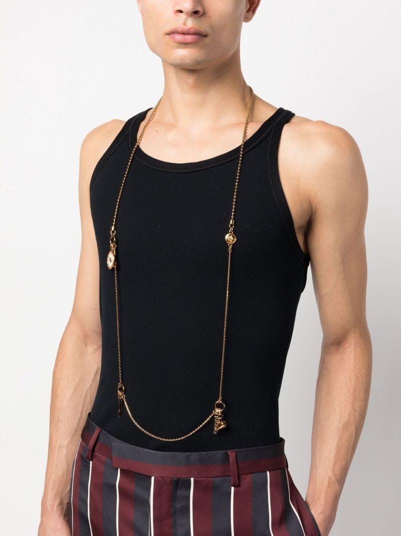 Gold-tone Medusa Necklace