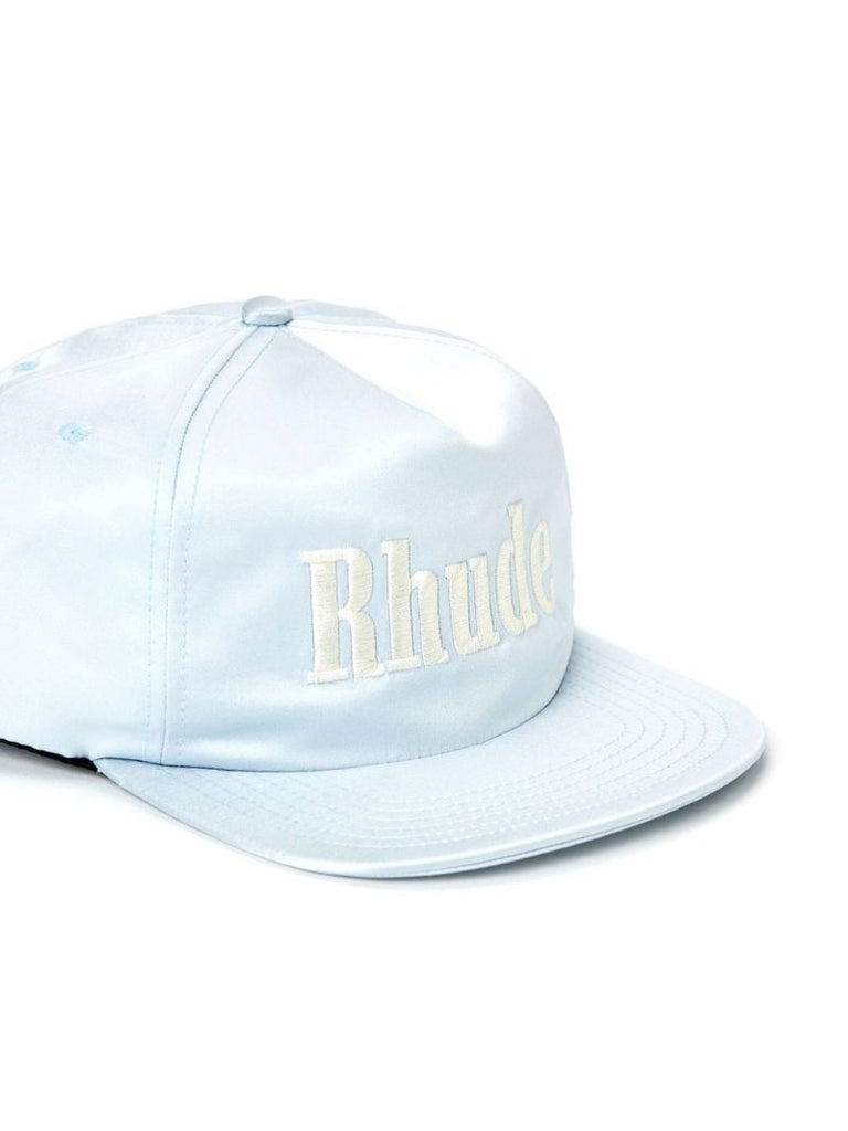 Blue Embroidered Logo Baseball Cap