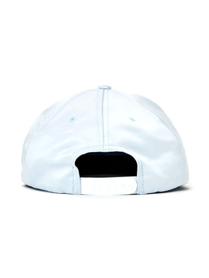 Blue Embroidered Logo Baseball Cap