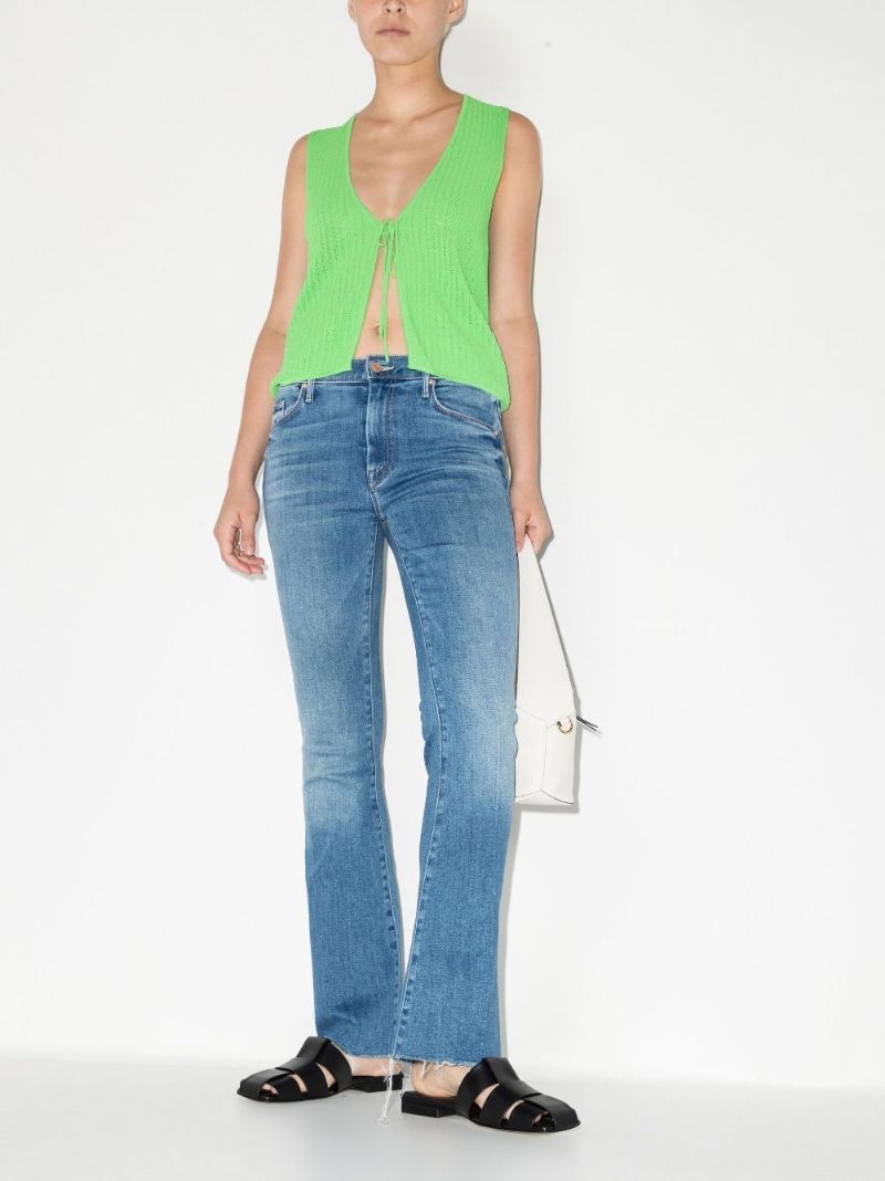 Blue the Weekender Fray Flared Jeans