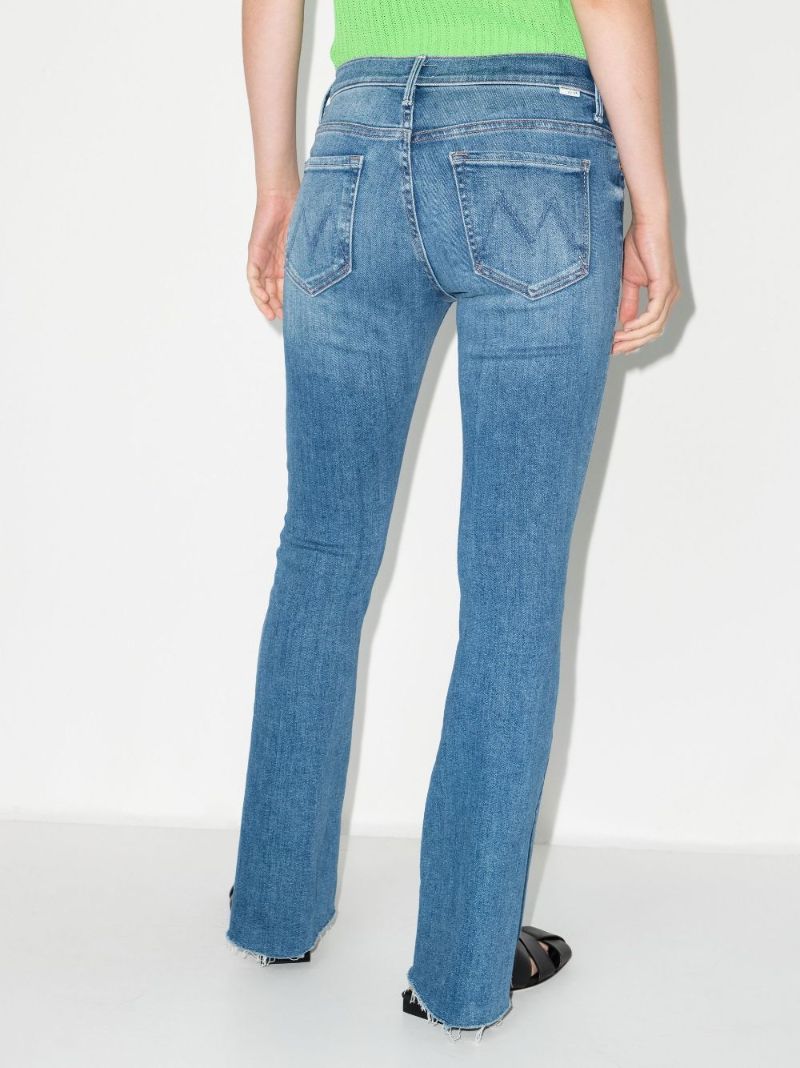 Blue the Weekender Fray Flared Jeans