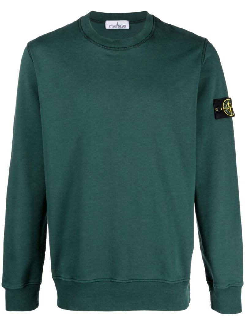 Green Crew Neck Sweatshirt
