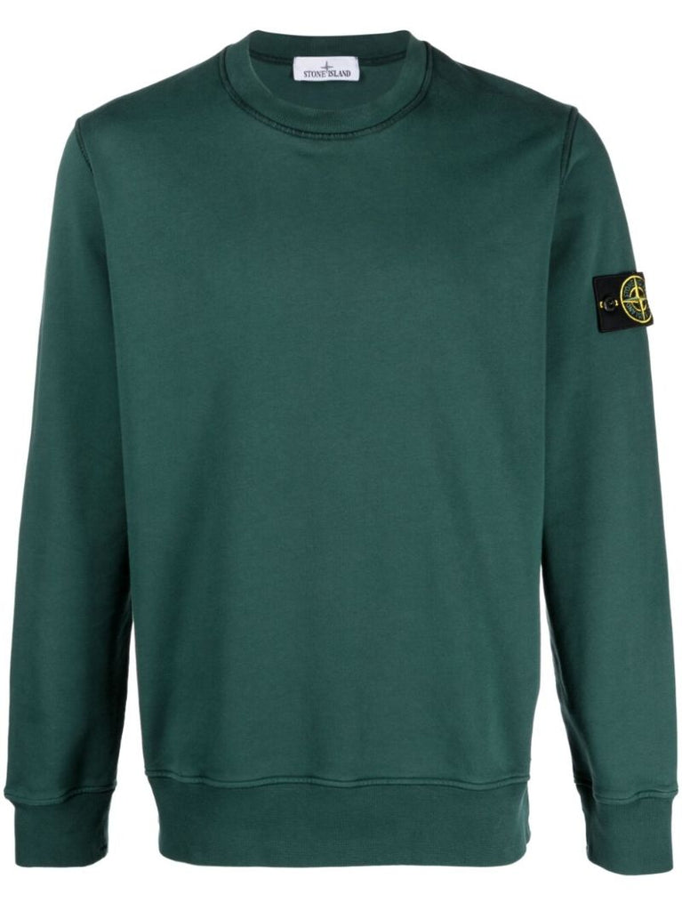 Green Crew Neck Sweatshirt