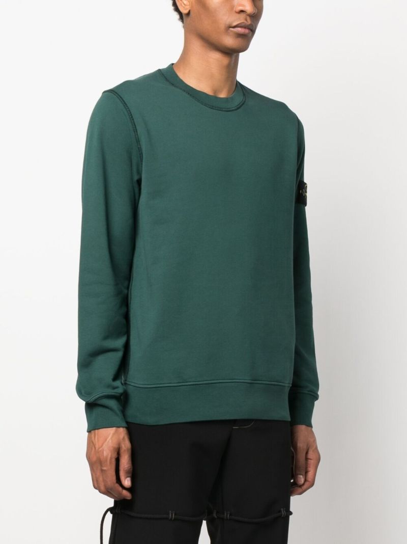 Green Crew Neck Sweatshirt