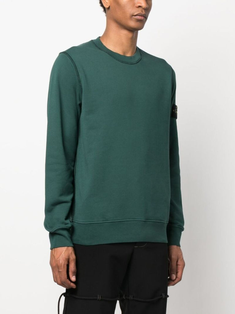 Green Crew Neck Sweatshirt