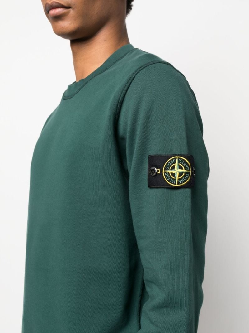 Green Crew Neck Sweatshirt