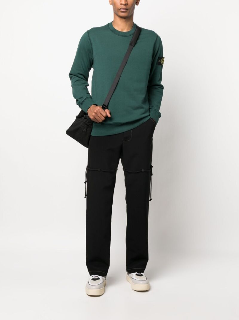 Green Crew Neck Sweatshirt