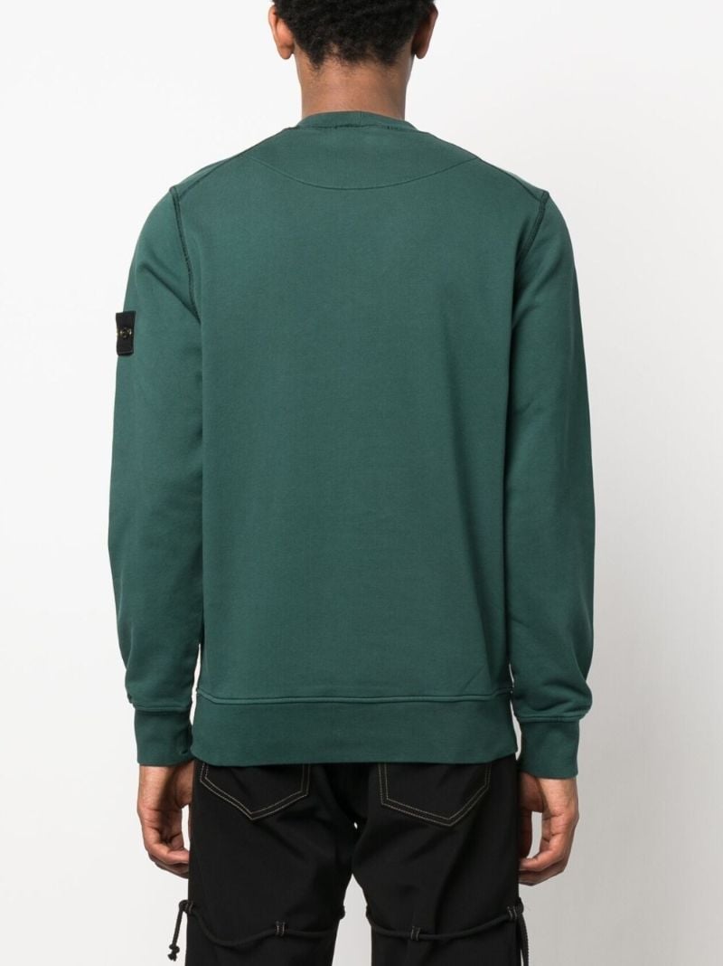 Green Crew Neck Sweatshirt