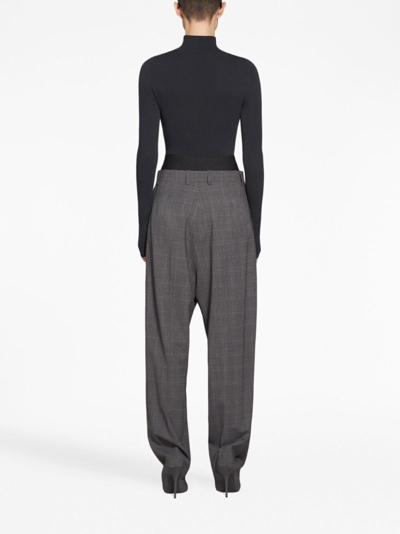 Grey Pantashoes Wide-leg Trousers