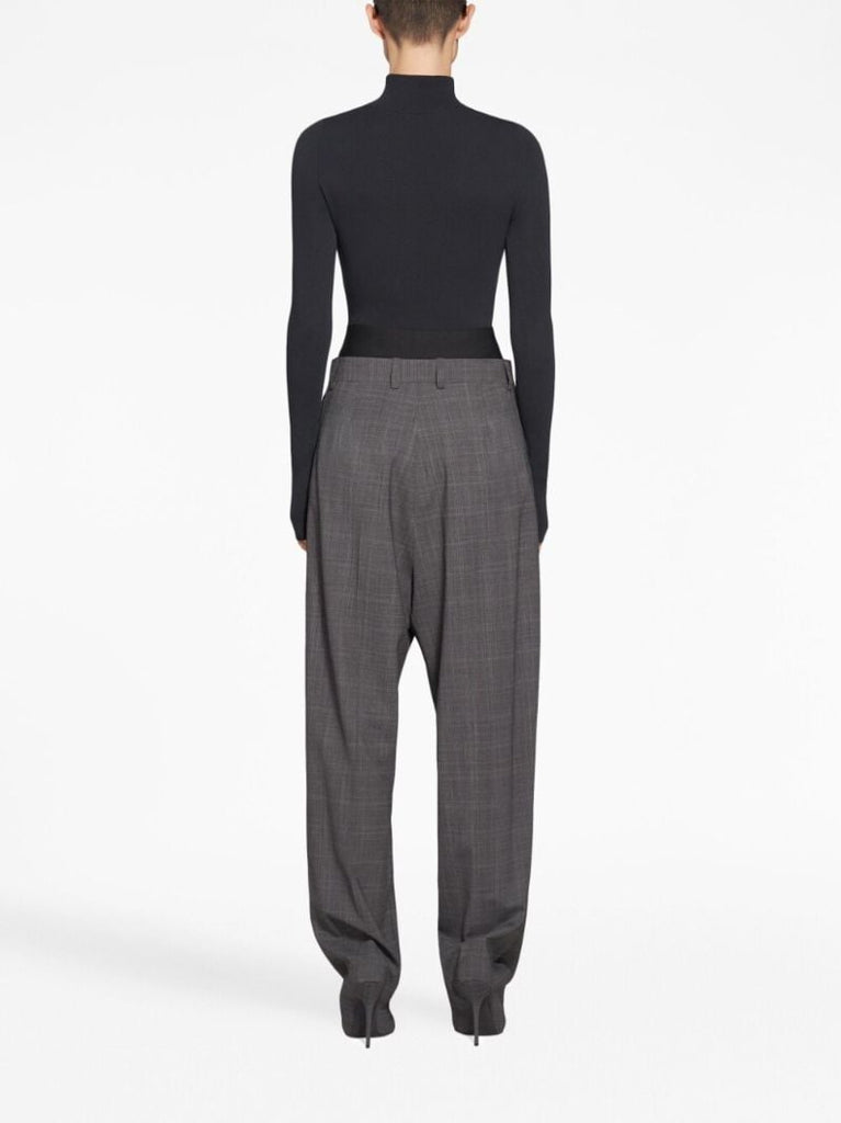 Grey Pantashoes Wide-leg Trousers