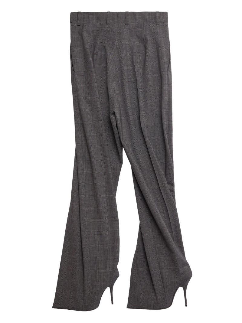 Grey Pantashoes Wide-leg Trousers