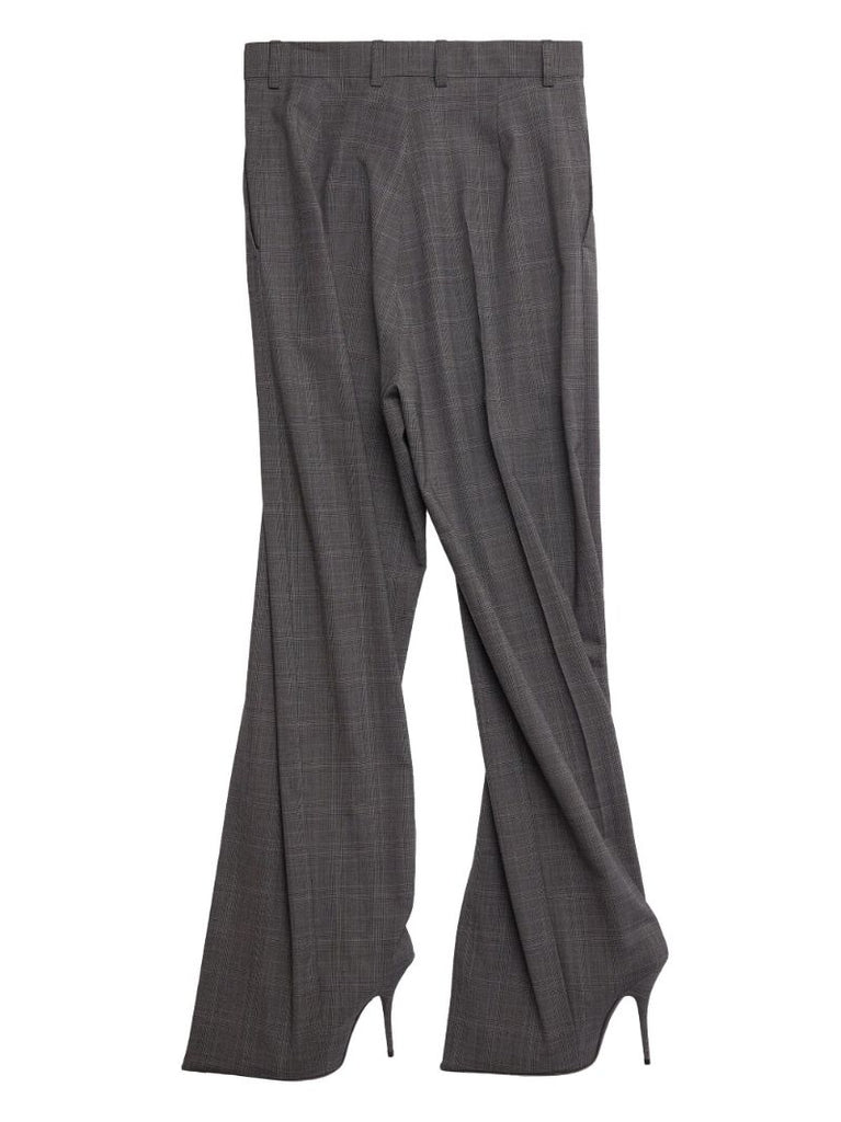 Grey Pantashoes Wide-leg Trousers