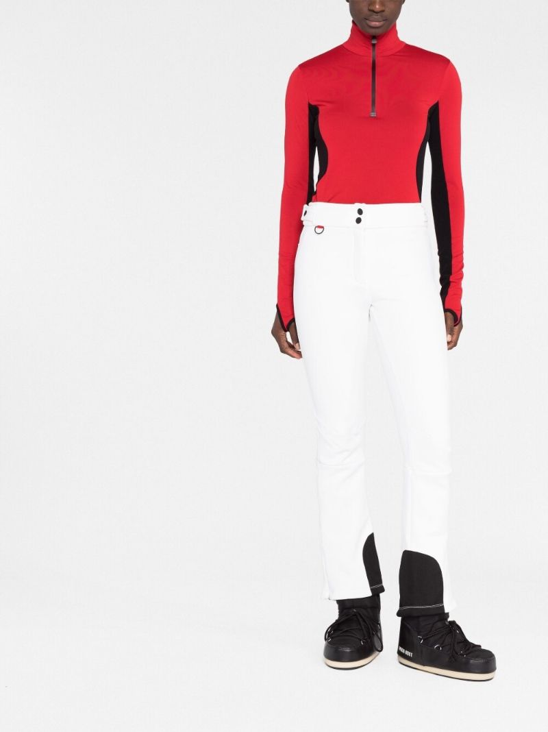Red High Neck Ski Base Layer