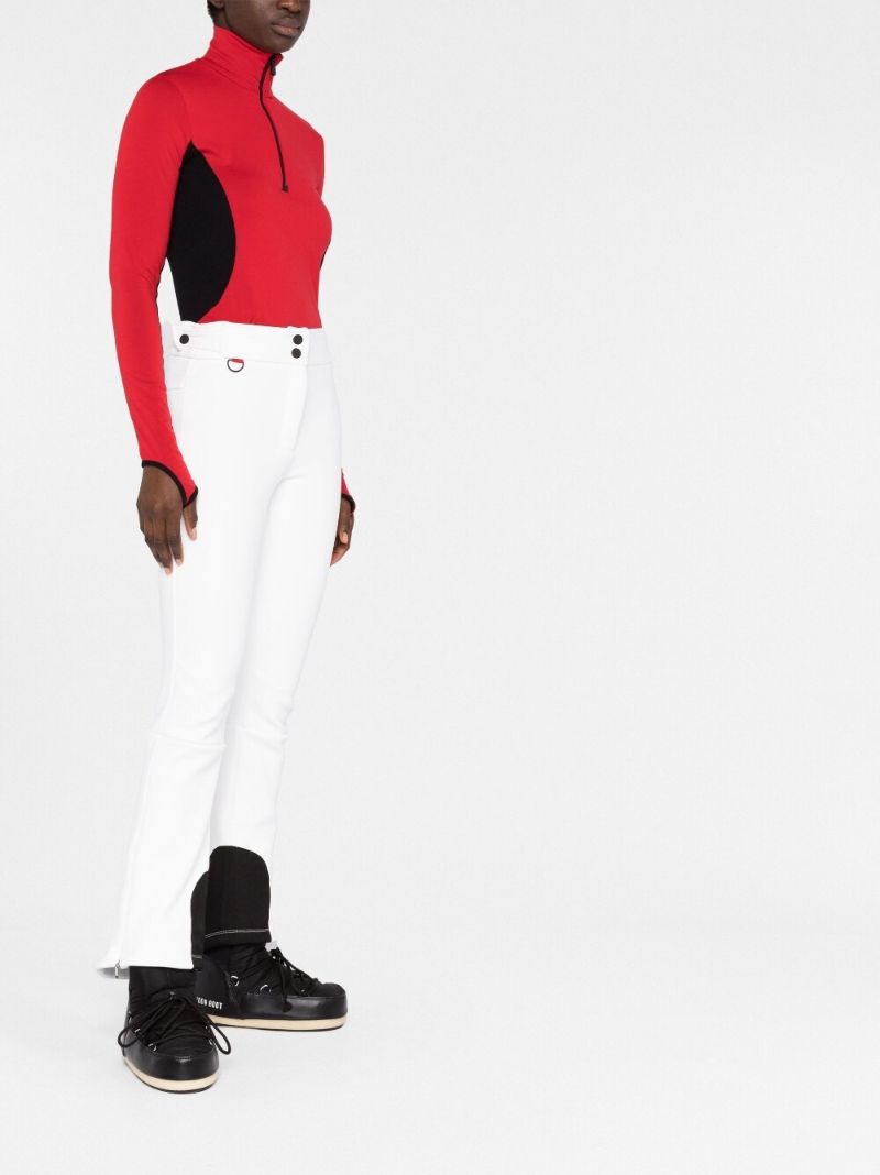 Red High Neck Ski Base Layer