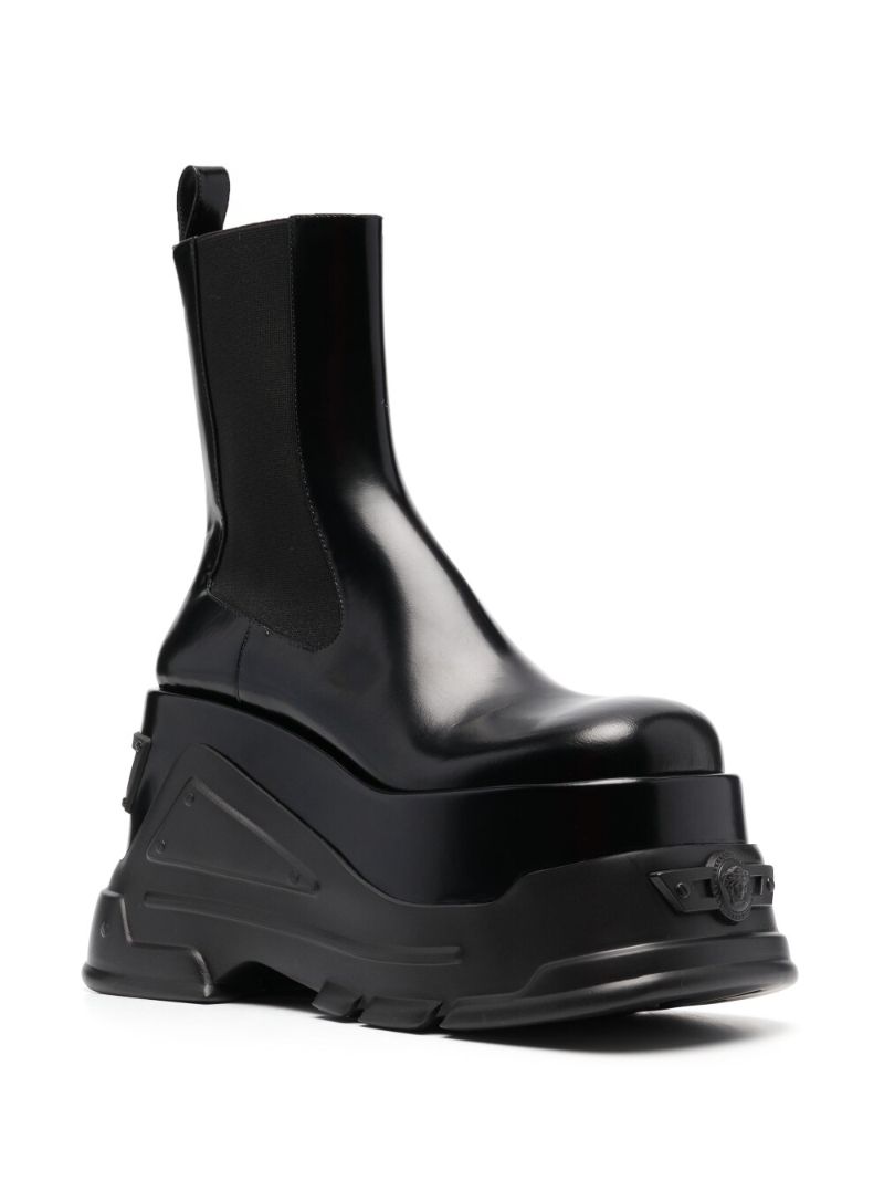 Black Medusa Anthem Platform Boots