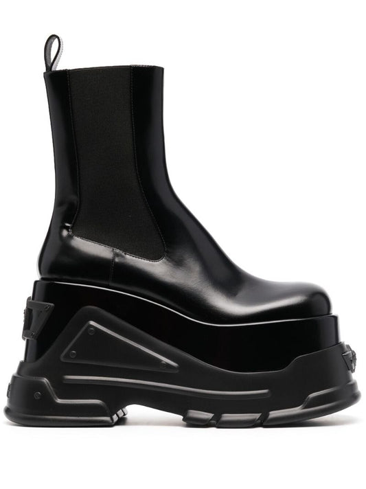 Black Medusa Anthem Platform Boots