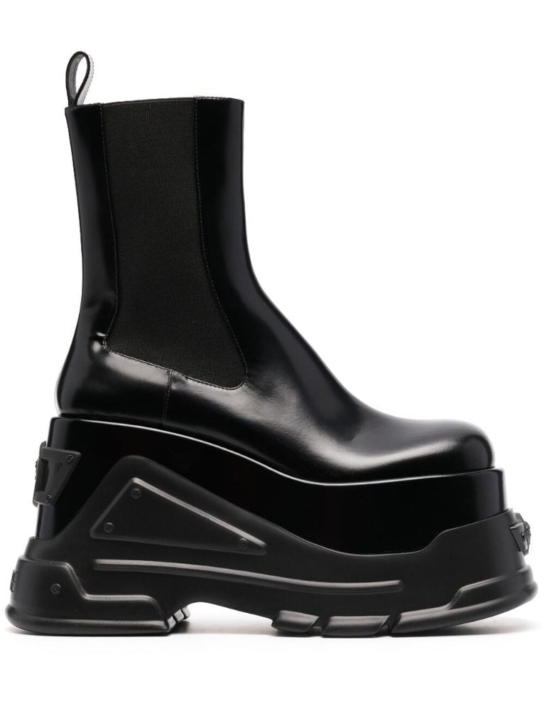 Black Medusa Anthem Platform Boots