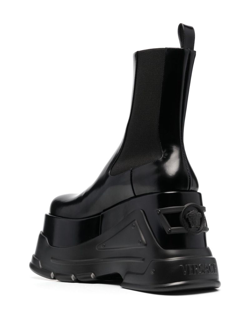 Black Medusa Anthem Platform Boots