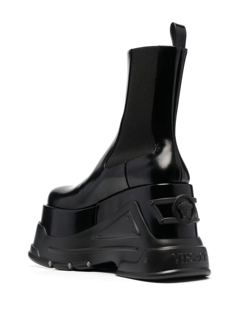 Black Medusa Anthem Platform Boots