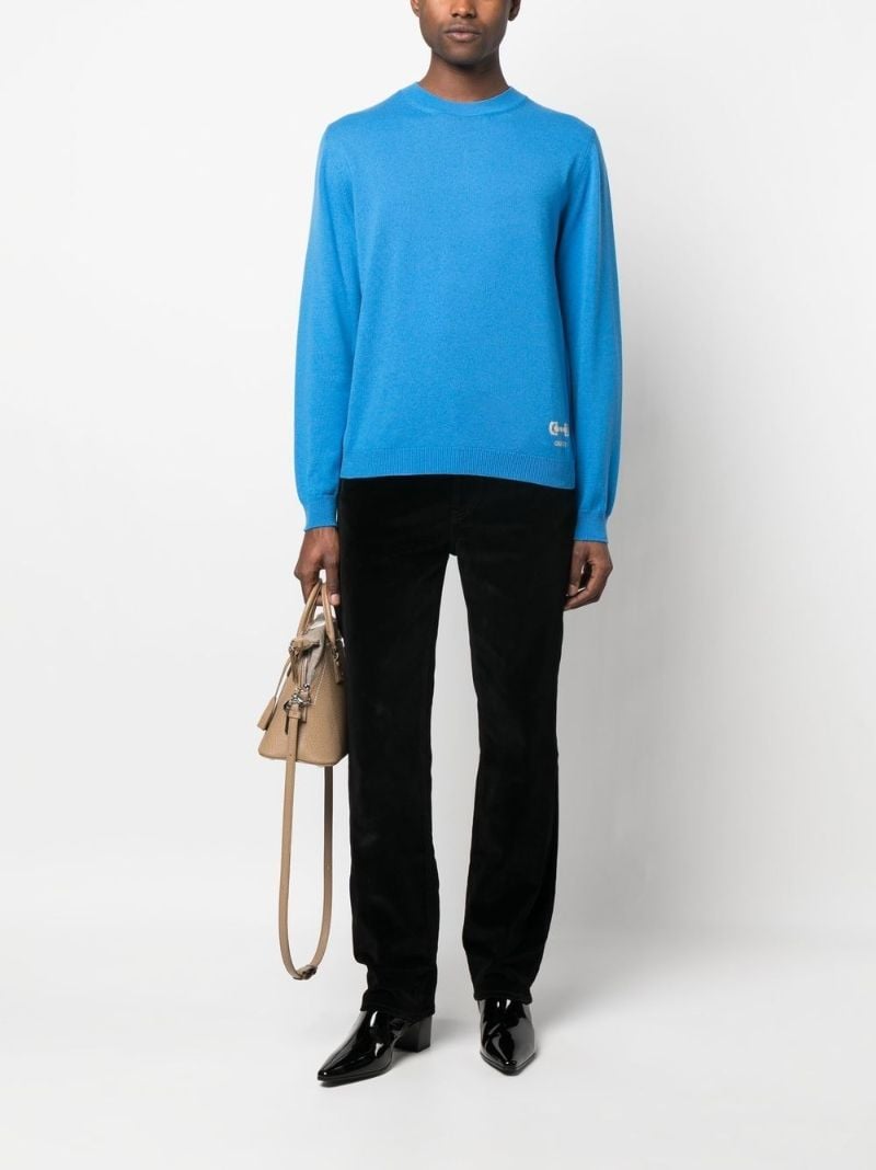 Black Velvet Straight-leg Jeans
