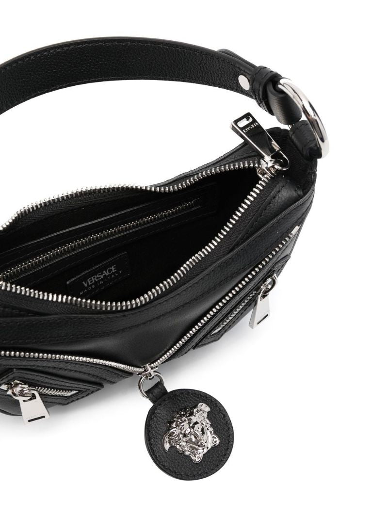 Black Medusa Head Charm Two-way Bag