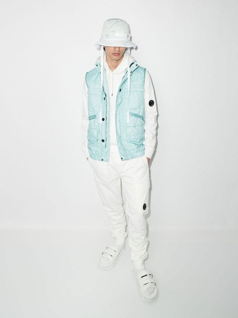 White Lens Cotton Hoodie