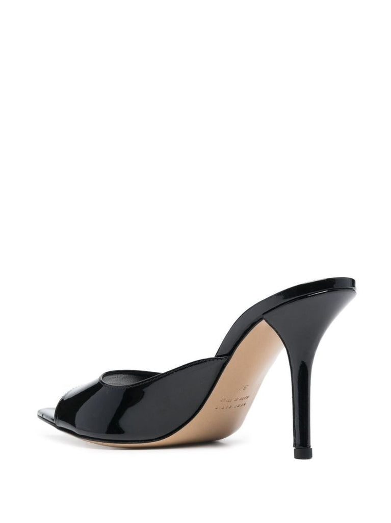 X Pernille Teisbaek Black Perni 90 Leather Mules