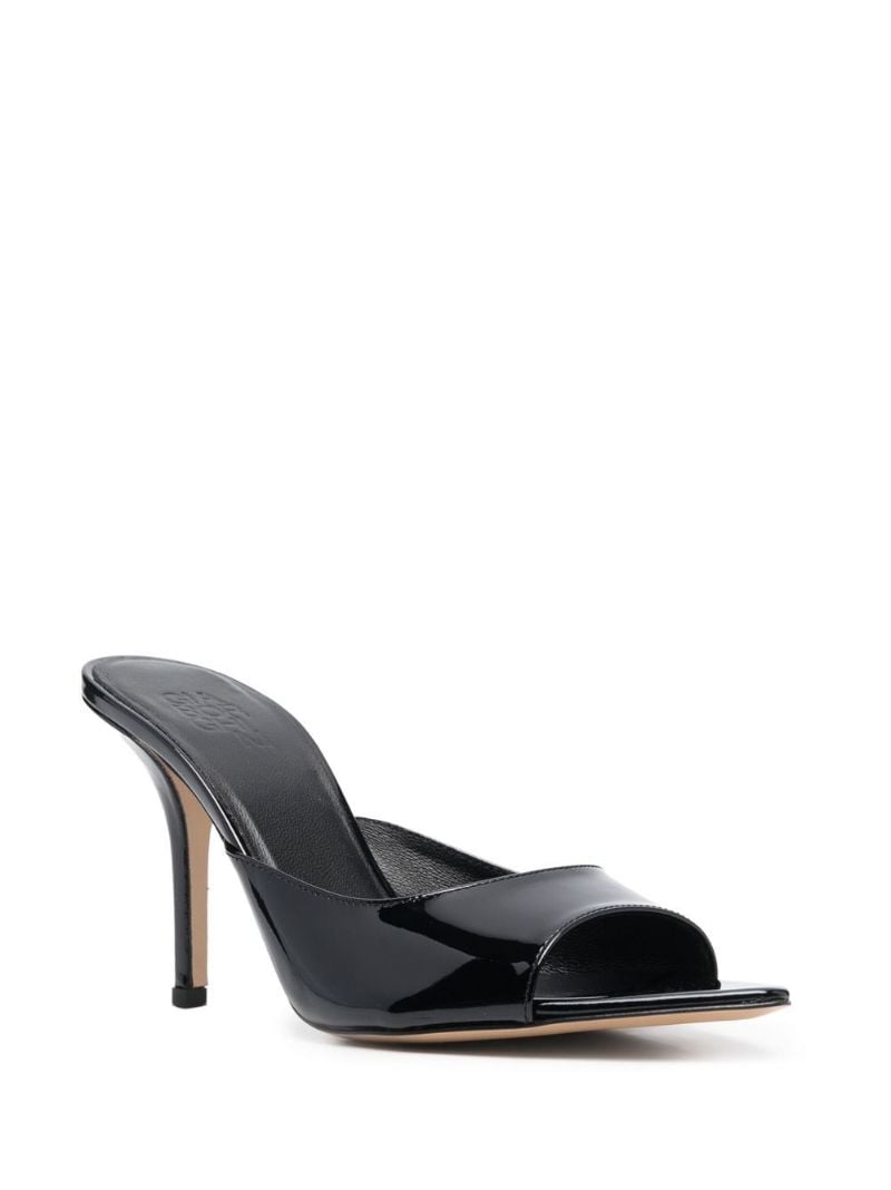 X Pernille Teisbaek Black Perni 90 Leather Mules