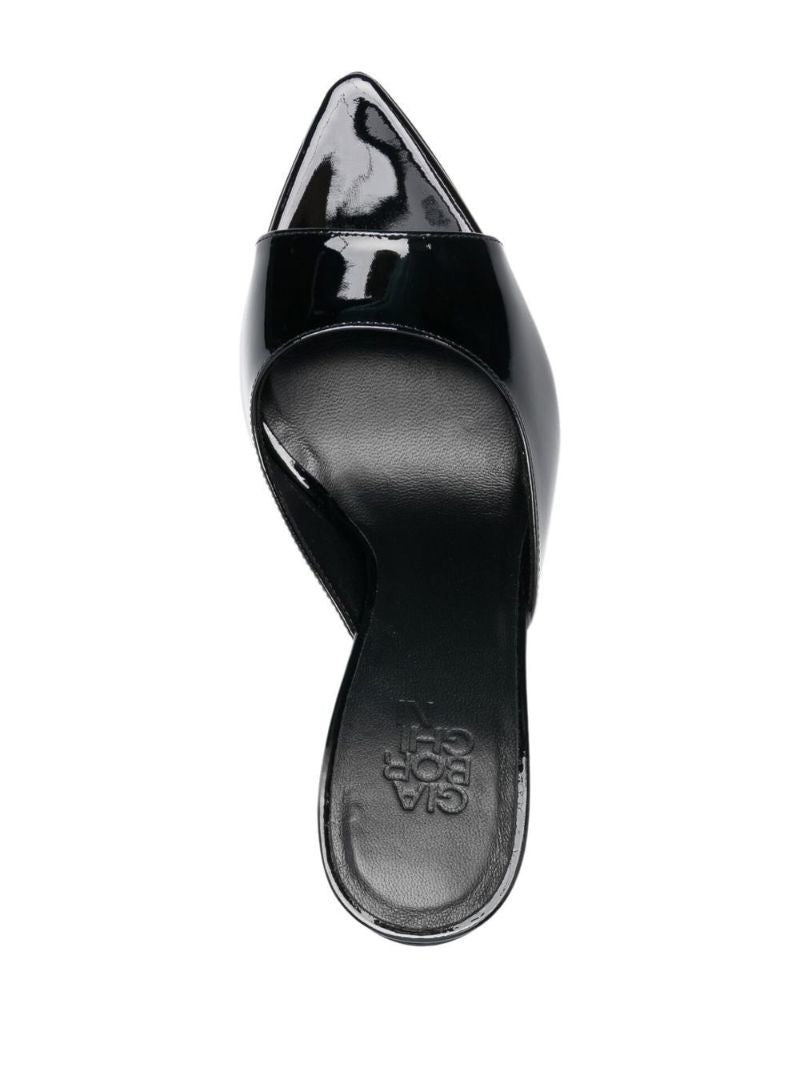 X Pernille Teisbaek Black Perni 90 Leather Mules