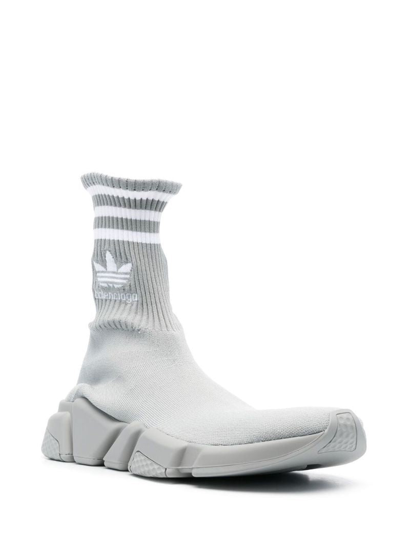 X Adidas Grey Speed Sock Sneakers