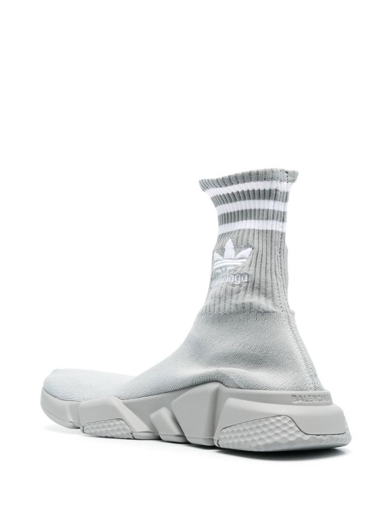 X Adidas Grey Speed Sock Sneakers