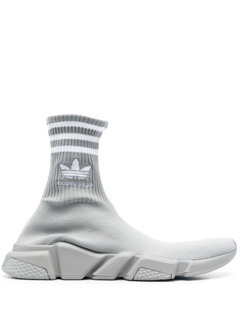 X Adidas Grey Speed Sock Sneakers