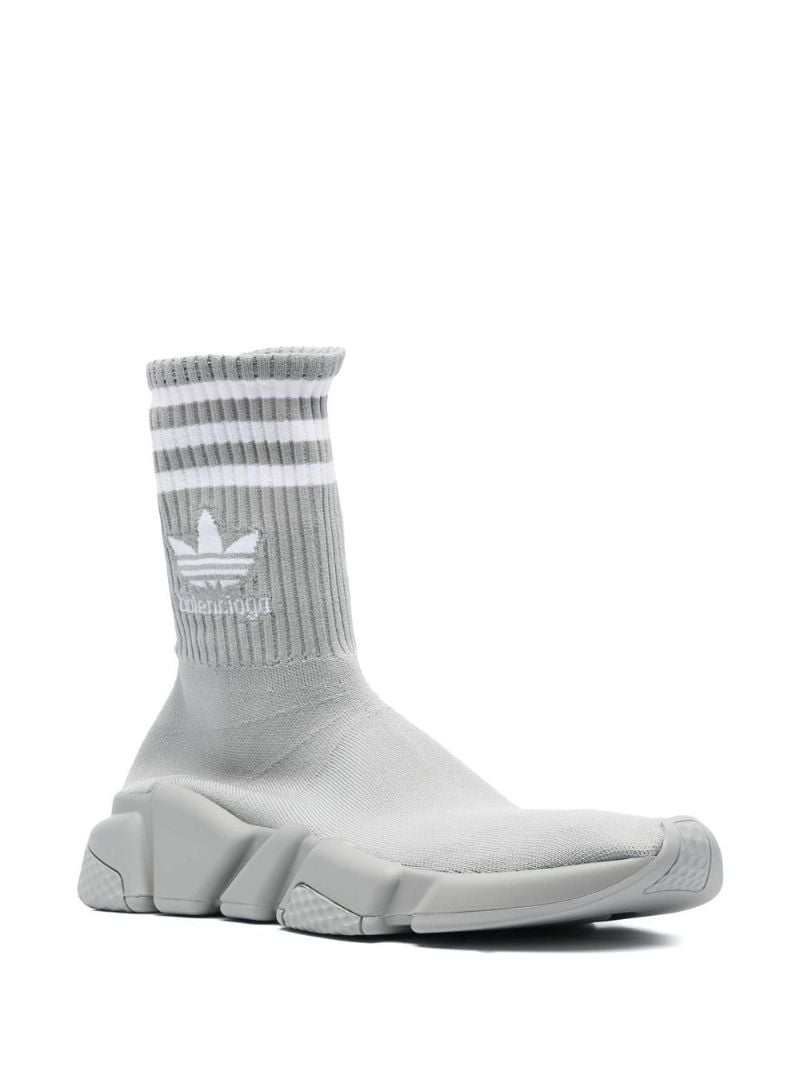 X Adidas Grey Speed Sneakers