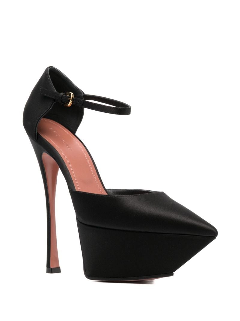Black Angelica 150 Platform Pumps