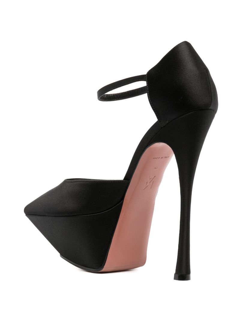 Black Angelica 150 Platform Pumps