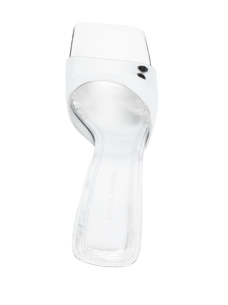 Silver Laura 95 Mules