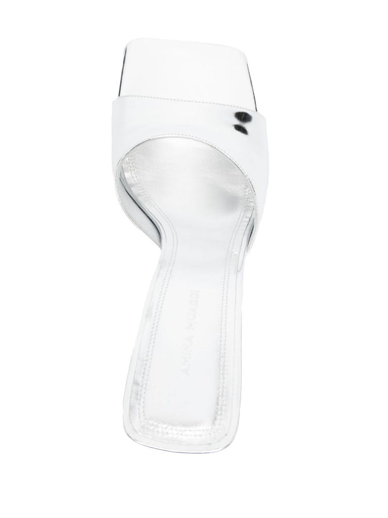 Silver Laura 95 Mules