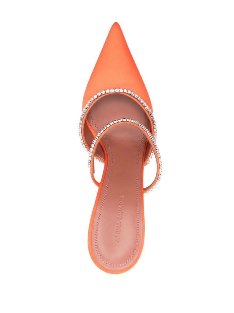 Orange Gilda 95 Crystal Mules