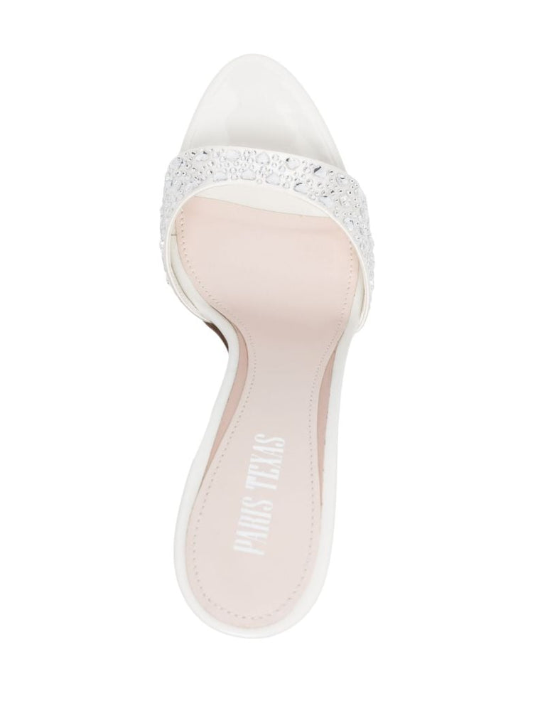 White Lidia 105 Crystal Mules