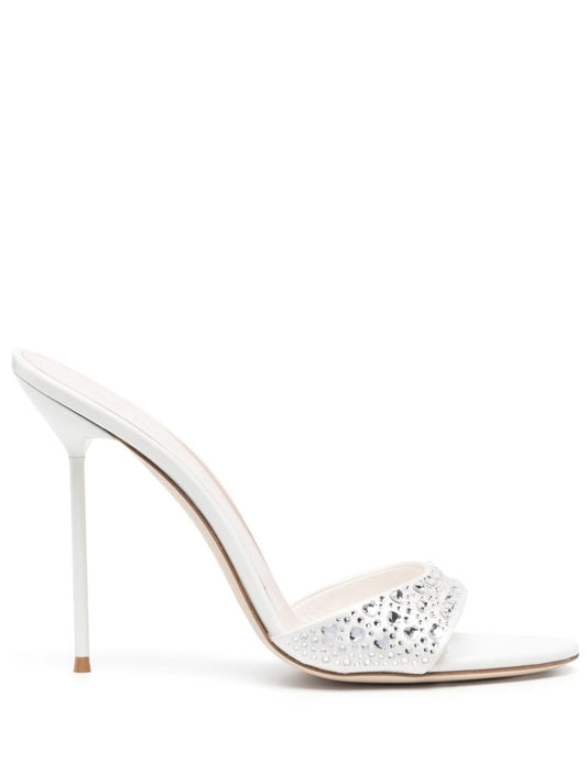 White Lidia 105 Crystal Mules