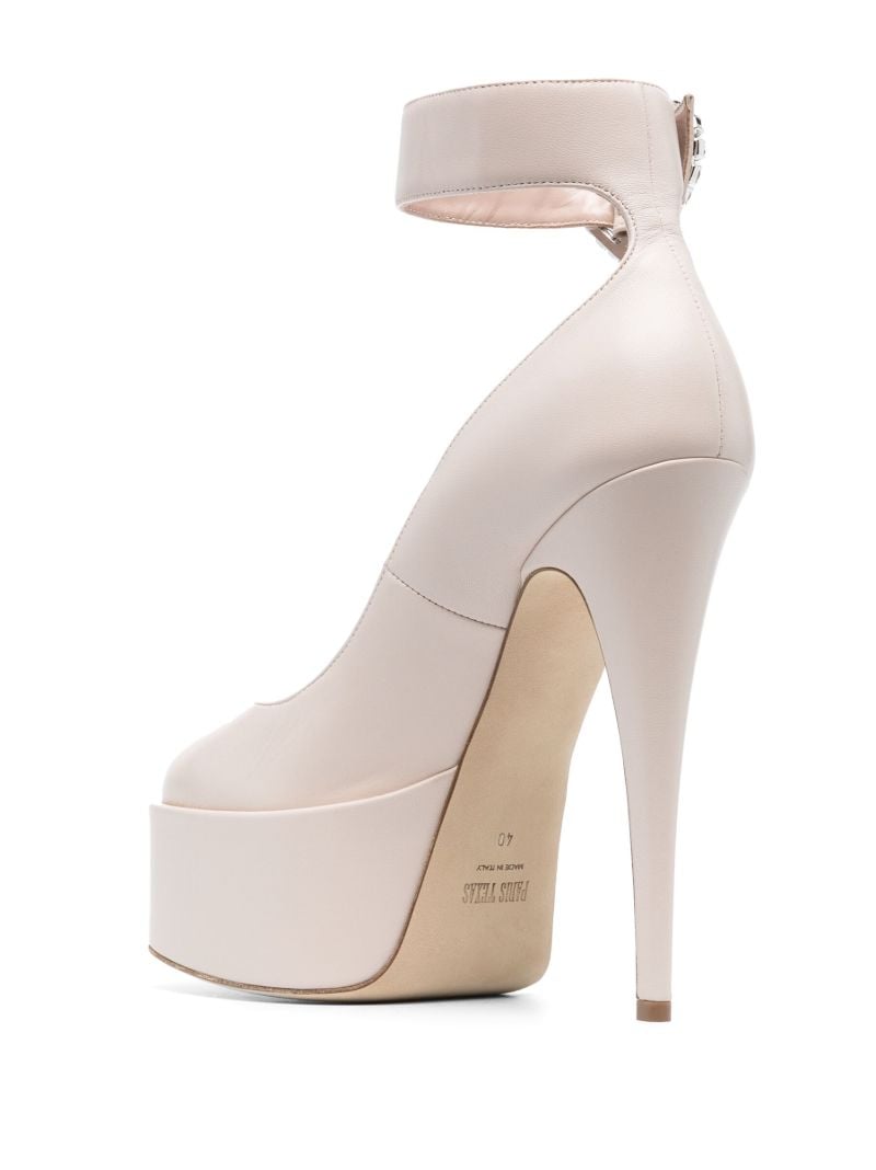 Pink Nancy Love 130 Leather Pumps