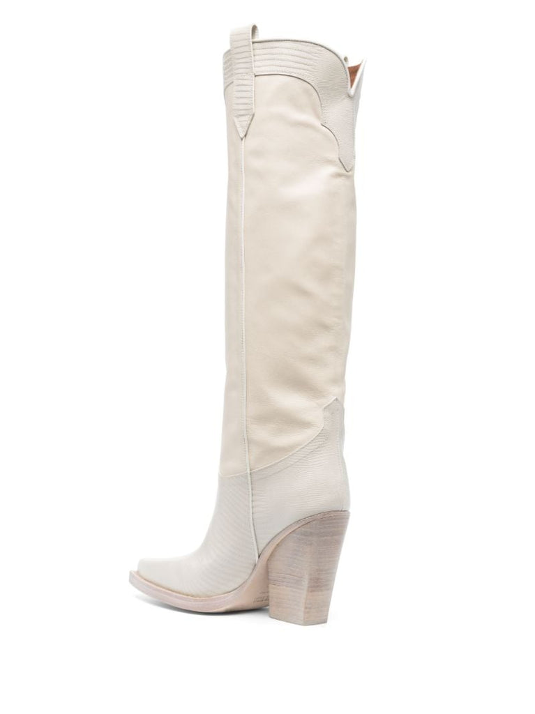 Neutral El Dorado 100 Knee-high Cowboy Boots