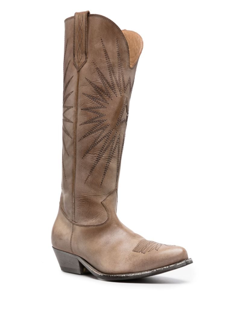 Brown Wish Star Xx Leather Boots