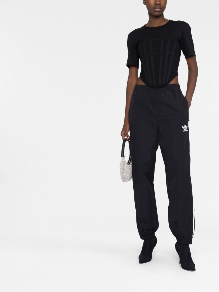 X Adidas Black Logo Track Pants