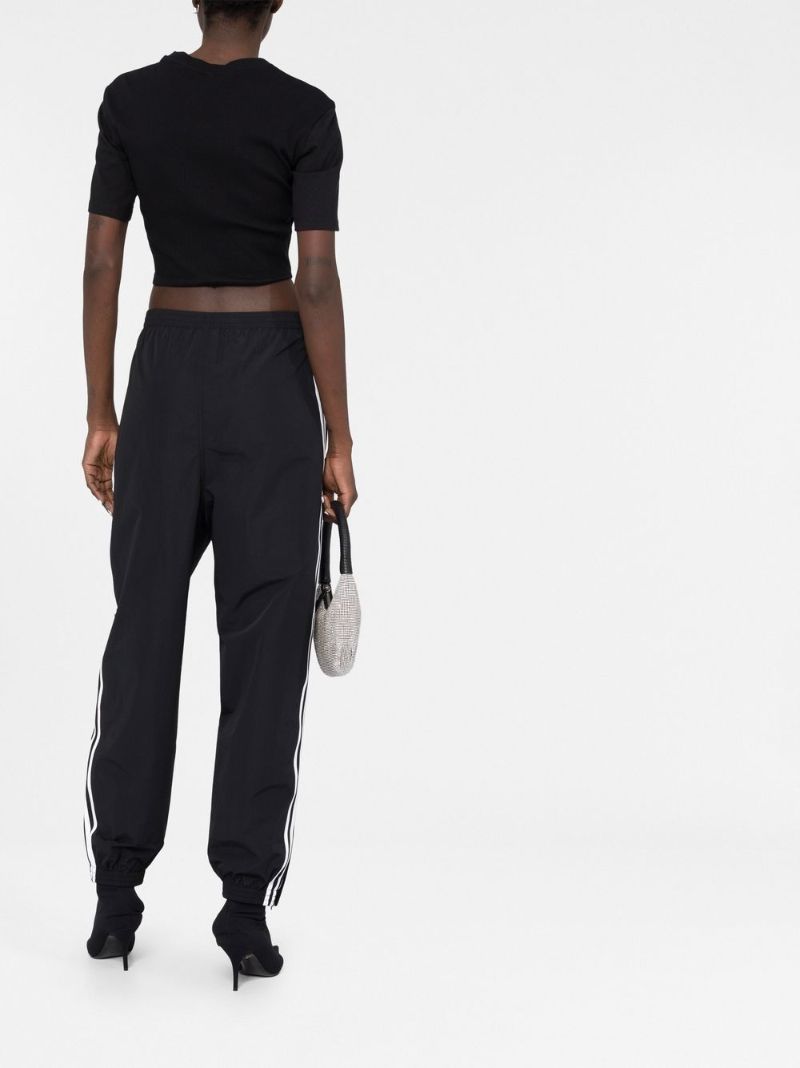 X Adidas Black Logo Track Pants