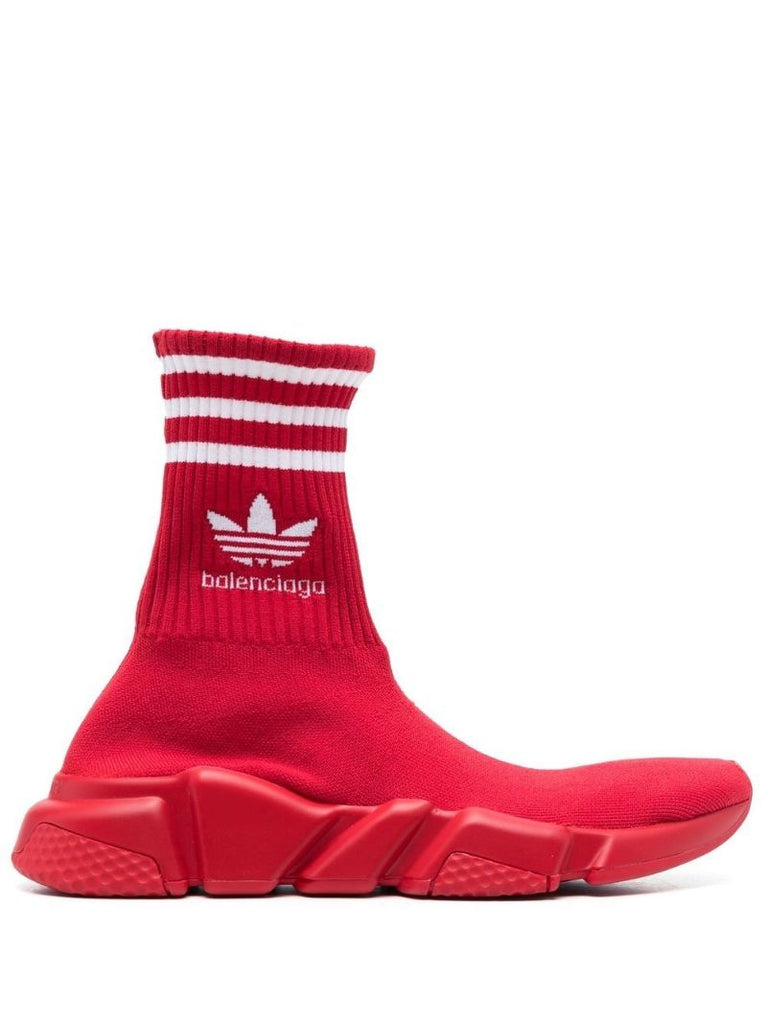 X Adidas Red Speed Pull-on Sneakers