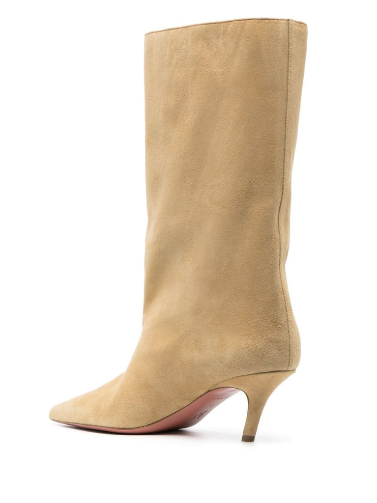 Neutral Fiona 60mm Pointed-toe Boots