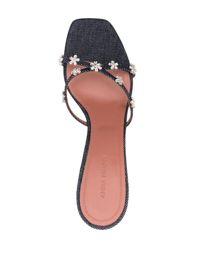 Blue Lily 95 Crystal Sandals
