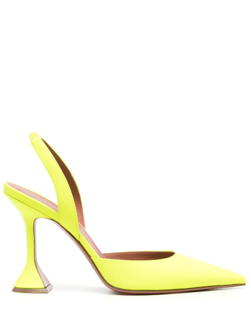 Yellow Holli 95 Slingback Pumps