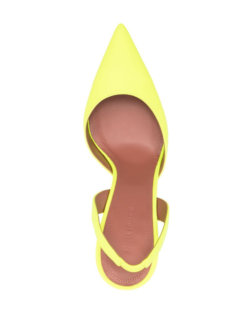 Yellow Holli 95 Slingback Pumps